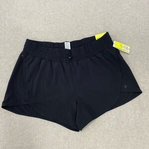 All In Motion, Women's Flex Woven High-Rise Shorts,Size XXL Black